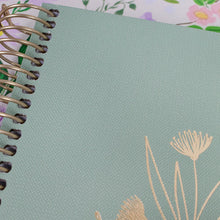 Load image into Gallery viewer, Pre-Order 2026 Small Green Linen Hard Cover Planner