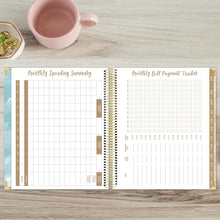 Load image into Gallery viewer, Pre-Order 2026 Ocean Oasis Hard Cover Vision Planner