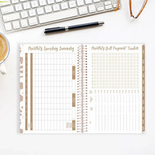 Load image into Gallery viewer, Pre-Order 2026 Tan Leopard Soft Cover Planner