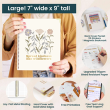 Load image into Gallery viewer, 2026-27 Vision Planner, Spread Kindness Like Wildflowers