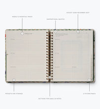 Load image into Gallery viewer, 2027 Garden Study 17-Month Academic Hard Cover Spiral Planner