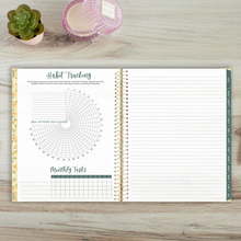 Load image into Gallery viewer, 2026-2027 Large Butter Yellow Daisies Hard Cover Planner