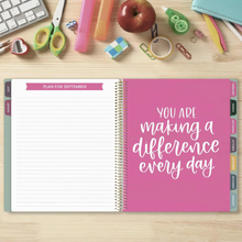 Load image into Gallery viewer, 2026-2027 Teacher Planner, With 3 Interchangeable Covers: Bold & Bright