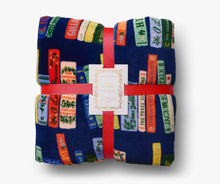 Load image into Gallery viewer, Bookshelf Fleece Blanket