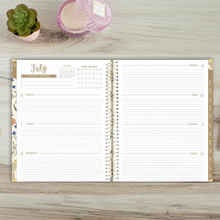 Load image into Gallery viewer, 2026-2027 Large Whimsical Wildflowers Hard Cover Planner