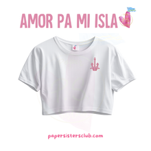 Load image into Gallery viewer, Anker: Namora di mi Isla, White CropTs