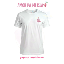 Load image into Gallery viewer, Anker: Namora di mi Isla, White Oversized Shirt