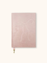 Load image into Gallery viewer, Sweetheart Pink Bow, Velvet Journal