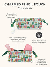 Load image into Gallery viewer, Cozy Reads Charmed Pencil Pouch