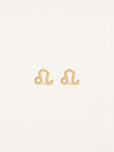 Load image into Gallery viewer, Leo Zodiac Stud Earrings