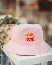 Load image into Gallery viewer, Cansa Pero Cute Bucket Hat in Pink!