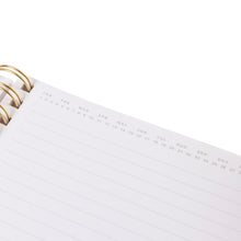 Load image into Gallery viewer, Checkered Spiral Hard Cover Journal