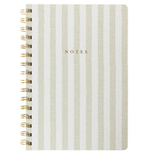Load image into Gallery viewer, Stripe Modern Hard Cover Spiral Notebook