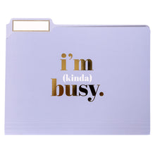 Load image into Gallery viewer, I'm Busy File Folder Set