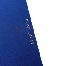 Load image into Gallery viewer, Cobalt Blue Fabric-Covered Journal with Magnetic Bookmarks