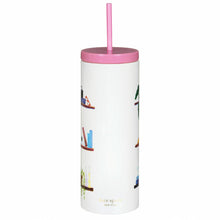Load image into Gallery viewer, kate spade new york, Charmed Library Acrylic Tumbler with Straw