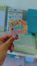 Load and play video in Gallery viewer, Laga Bo Soño Florece Glitter Sticker