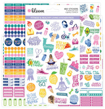 Load image into Gallery viewer, Planner Stickers, Health & Fitness Pack