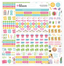 Load image into Gallery viewer, Planner Stickers, Productivity Pack