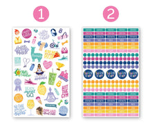 Load image into Gallery viewer, Planner Stickers, Health & Fitness Pack