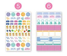 Load image into Gallery viewer, Planner Stickers, Health & Fitness Pack