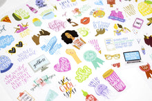 Load image into Gallery viewer, Planner Stickers, Female Empowerment Pack
