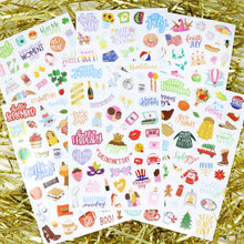 Load image into Gallery viewer, Pre-Order Holiday Planner Sticker Pack