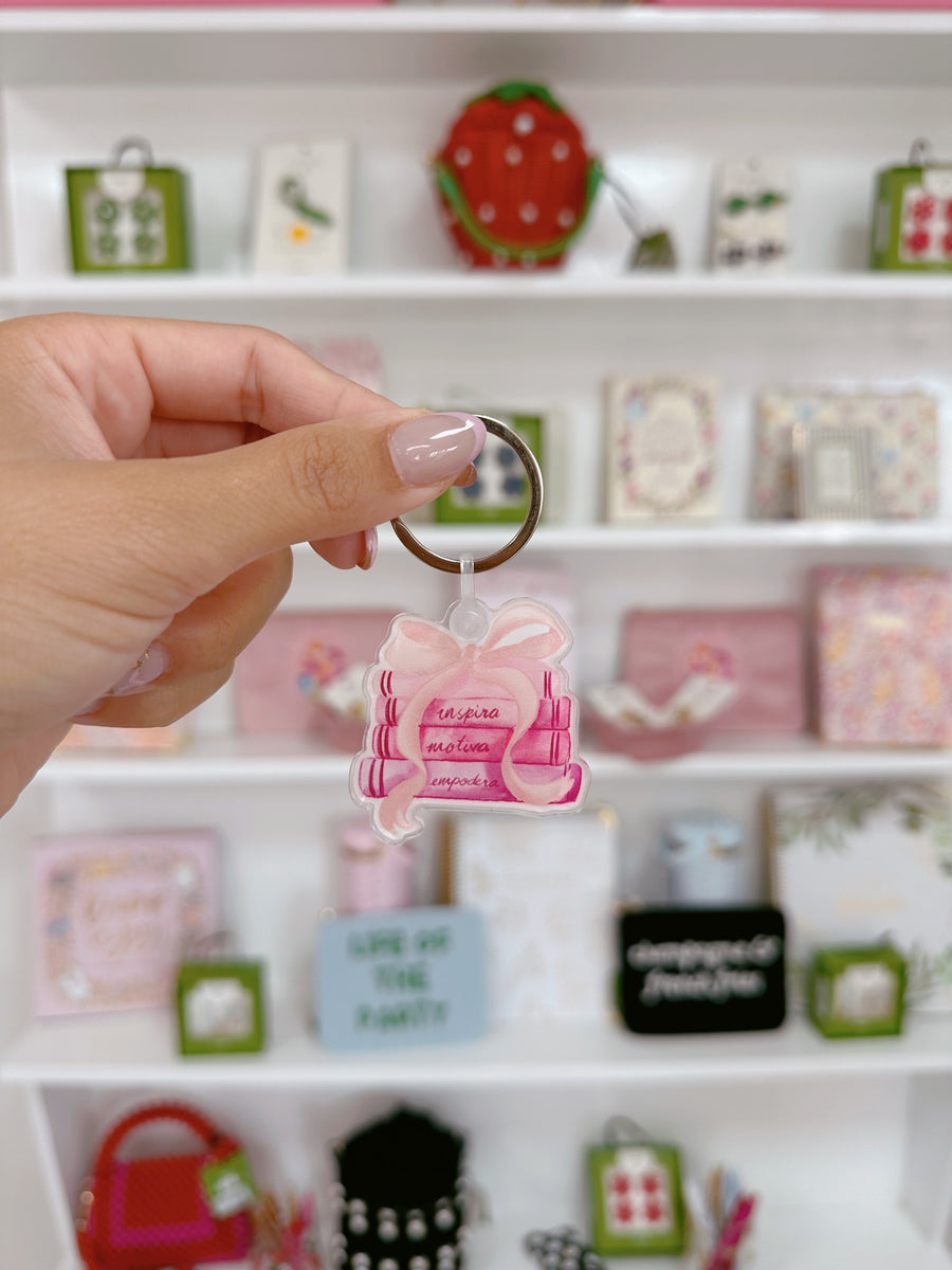 Inspira, Motiva y Empodera Book Keychain – Paper Sisters