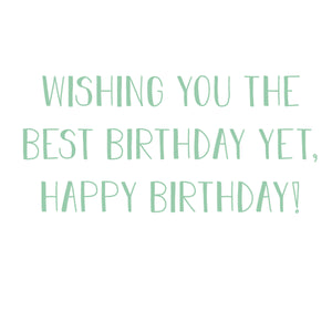 How Old Birthday Greeting Card