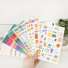 Load image into Gallery viewer, Planner Stickers, Student Pack
