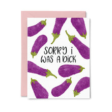 Load image into Gallery viewer, Sorry I Was a Dick Greeting Card
