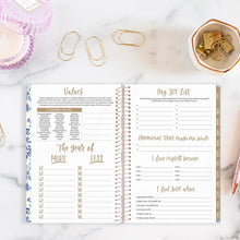 Load image into Gallery viewer, Pre-Order 2026 Blue &amp; White Floral Soft Cover Planner
