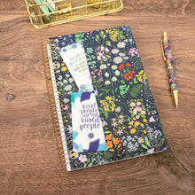 Load image into Gallery viewer, 2025 Navy Garden Party, Soft Cover Planner

