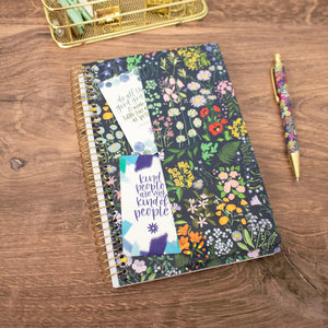 2025 Navy Garden Party, Soft Cover Planner