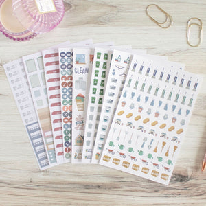 Household Chores Sticker Sheets