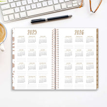 Load image into Gallery viewer, 2025-2026 Tan Leopard Soft Cover Planner
