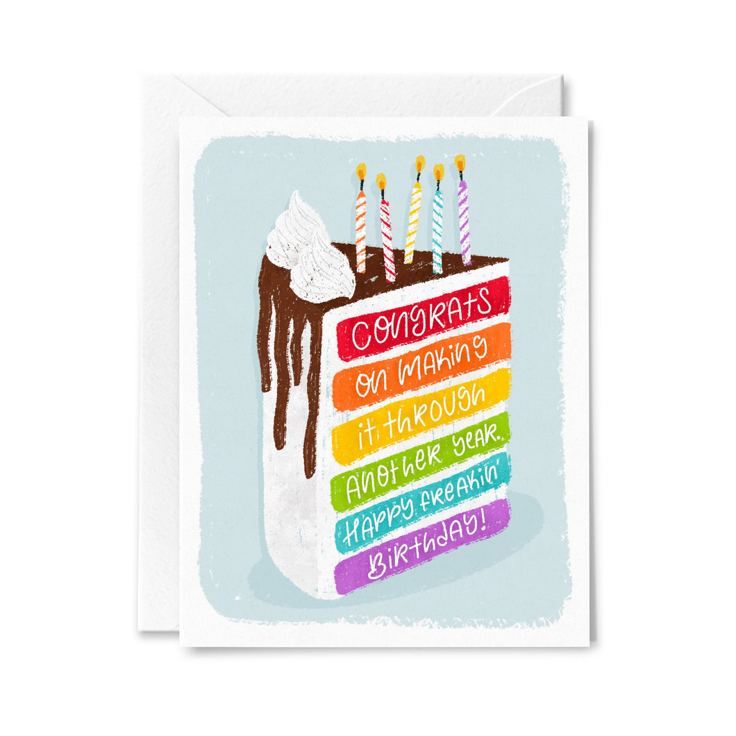 Making Through Another Year Greeting Card