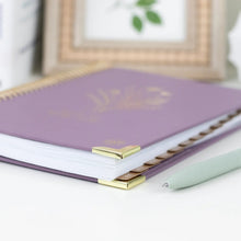 Load image into Gallery viewer, 2026-27 Small Purple Linen Hard Cover Planner
