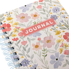 Load image into Gallery viewer, Floral Journal Hard Cover Spiral Notebook
