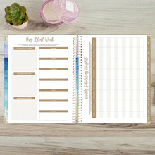 Load image into Gallery viewer, Pre-Order 2026 Coastal Calm Large Hard Cover Planner
