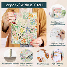 Load image into Gallery viewer, 2026-27 Vision Planner, Garden Party, Beige
