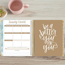 Load image into Gallery viewer, Pre-Order 2026 Ocean Oasis Hard Cover Vision Planner
