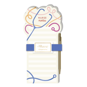 Nurse Notes Notepad and Pen