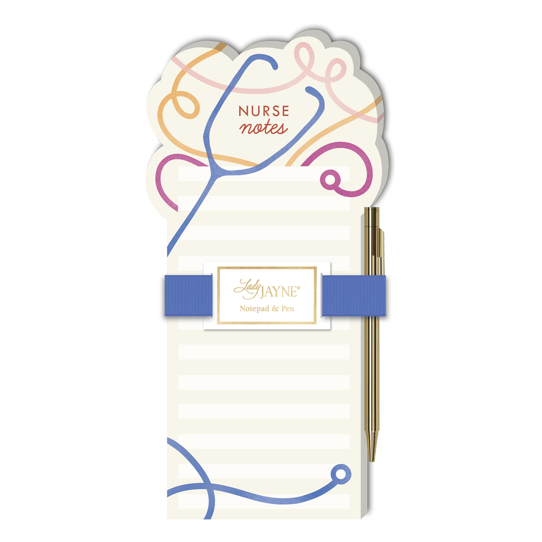 Nurse Notes Notepad and Pen