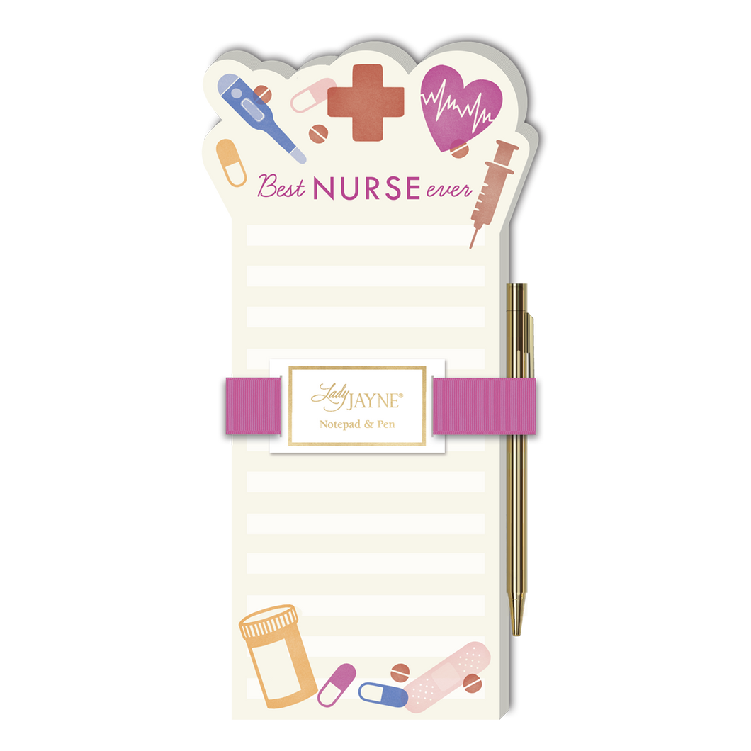 Best Nurse Ever Notepad and Pen