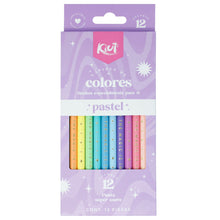 Load image into Gallery viewer, Set of 12 Pastel Colored Pencils
