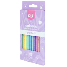 Load image into Gallery viewer, Set of 12 Pastel Colored Pencils
