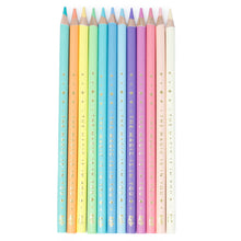 Load image into Gallery viewer, Set of 12 Pastel Colored Pencils
