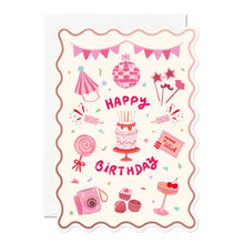 Load image into Gallery viewer, Happy Birthday Pink Greeting Card
