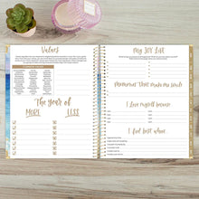 Load image into Gallery viewer, Pre-Order 2026 Coastal Calm Large Hard Cover Planner
